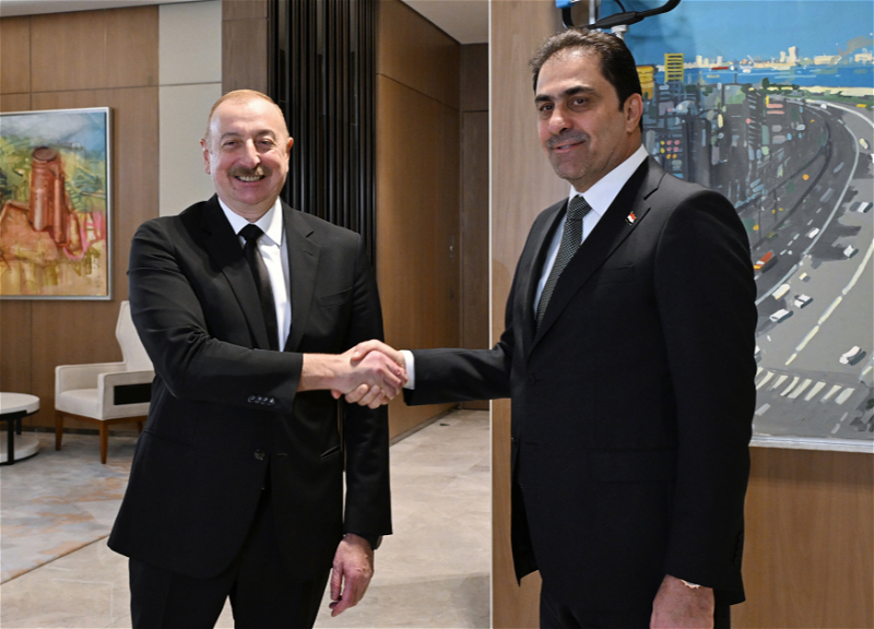 Президент Ильхам Алиев принял председателя Парламента Ирака - ФОТО